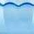 ชามโบว์ 125/12 ซม. ทะเลก้นมิ้วขาว - ชามโบว์แก้ว แฮนด์เมด ก้นมิ้วขาว ขอบปากหยัก สีทะเล 9 ออนซ์ (250 มล.)